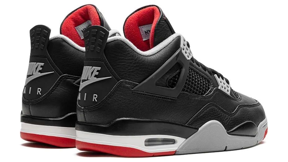 Ultra Cushioned Collar Shock absorbing midsole Jordan 4 Retro Bred Reimagined