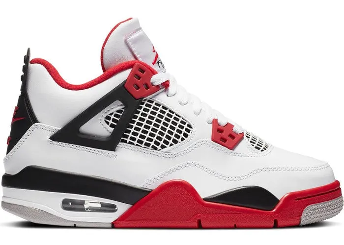 Jordan 4 Retro Fire Red 2020 (GS) Balanced Recycled Material Options