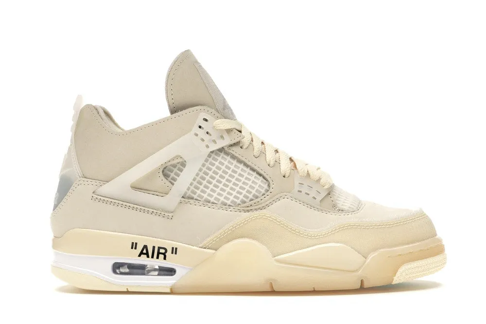 Jordan 4 Retro Off-White Sail (MEN) Comfortable Soles