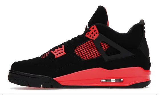 Jordan 4 Retro Red Thunder Ready Motion Ventilated Mesh