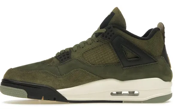 Low Profile Design Jordan 4 Retro SE Craft Medium Olive