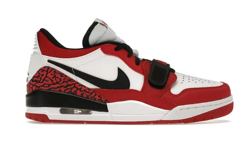 Water Resistant Material Jordan Legacy 312 Low Chicago Red