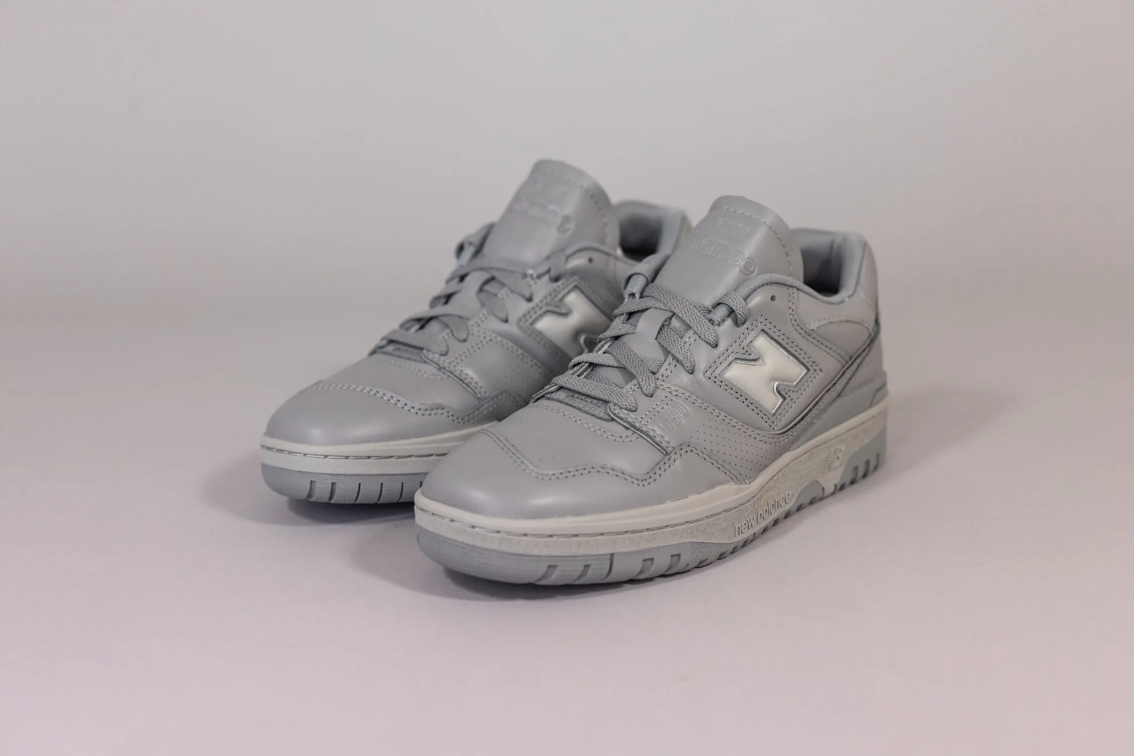 Leather Build New Balance 550 Slate Grey