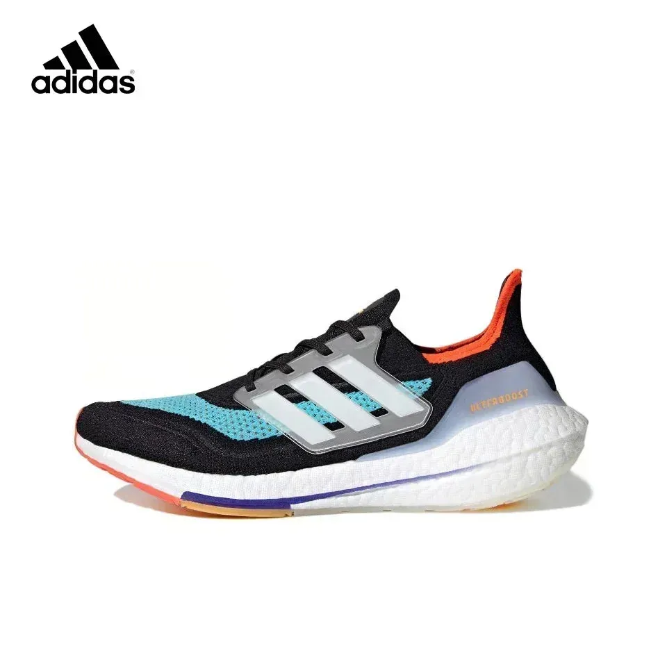 Leisure - Comfort Adidas Ultra Boost Classic Anti-Slip Shock-Absorbant Unisex Men Women Running Shoes Black Sports Sneakers S23867