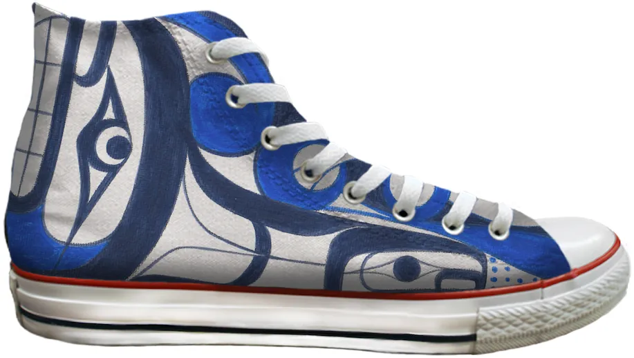 Baggins Original Hi Top The Art of Francis Dick Whale Pet Pace Foot Ease