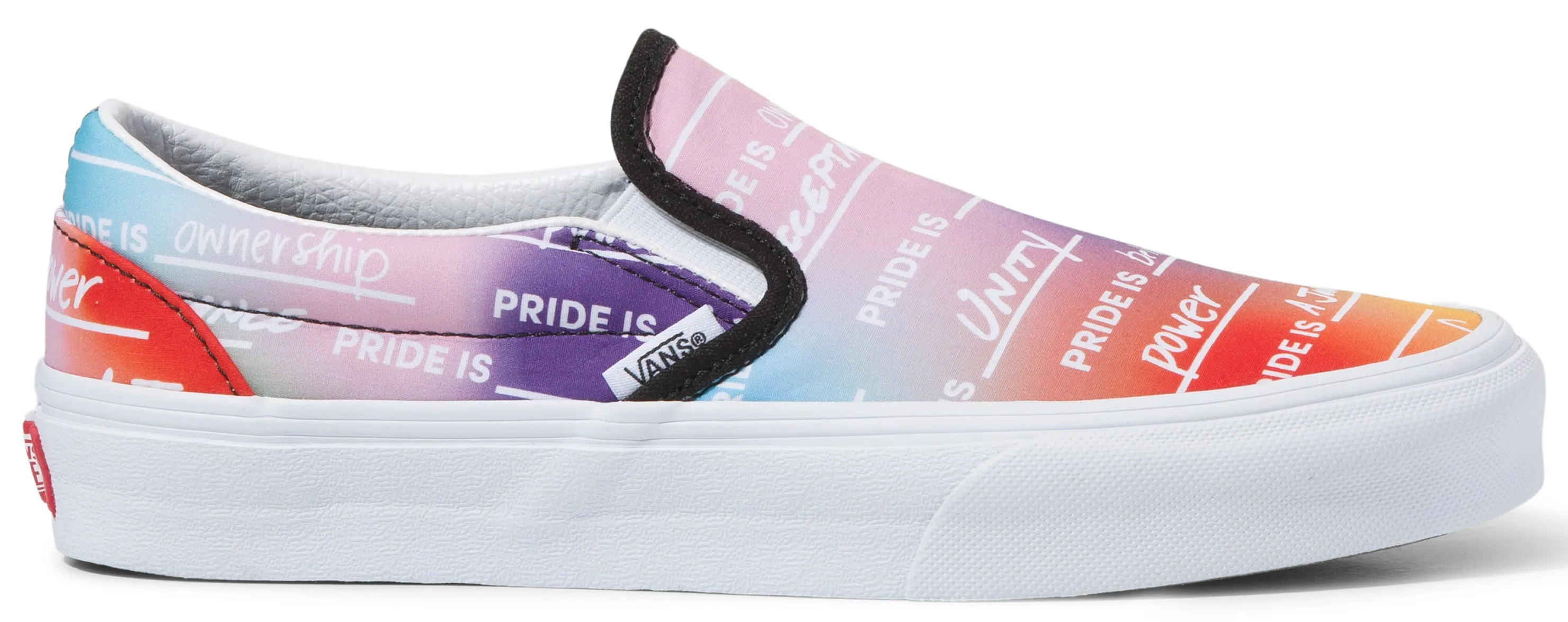 Vans Classic Slip-On Pride Rainbow/True White Airy Comfort