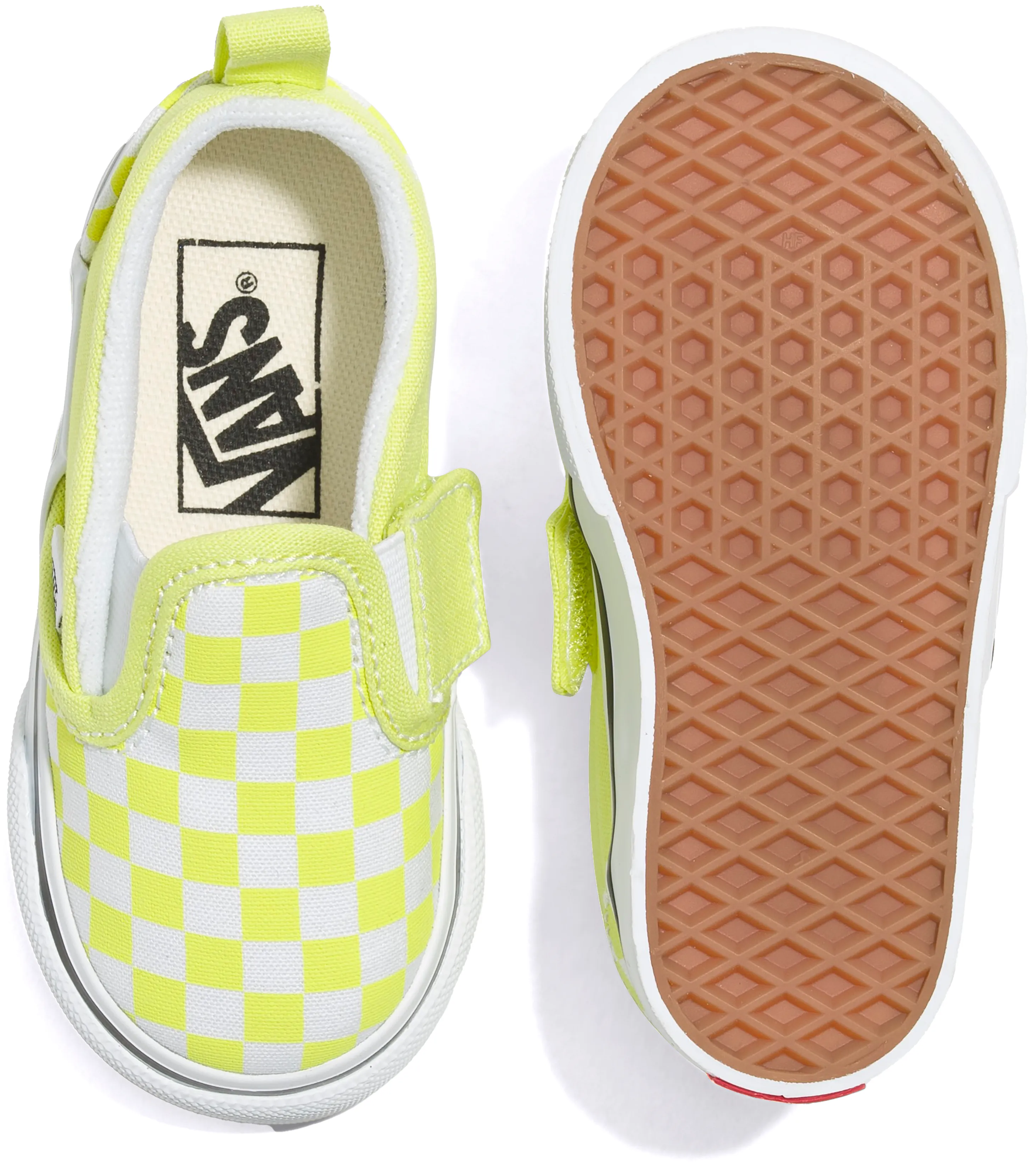 Vans Toddler Slip V Checkerboard Evening Primrose Comfort Walk Slip