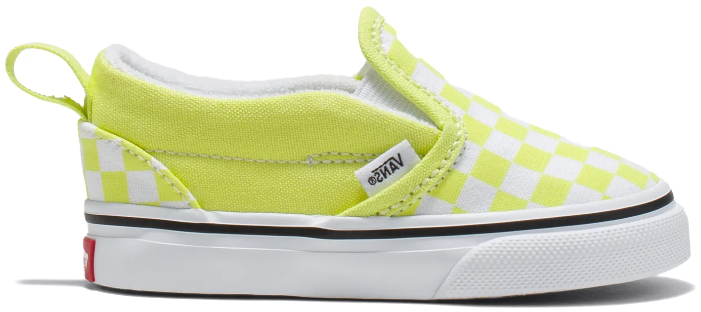 Simple Fit Vans Toddler Slip V Checkerboard Evening Primrose
