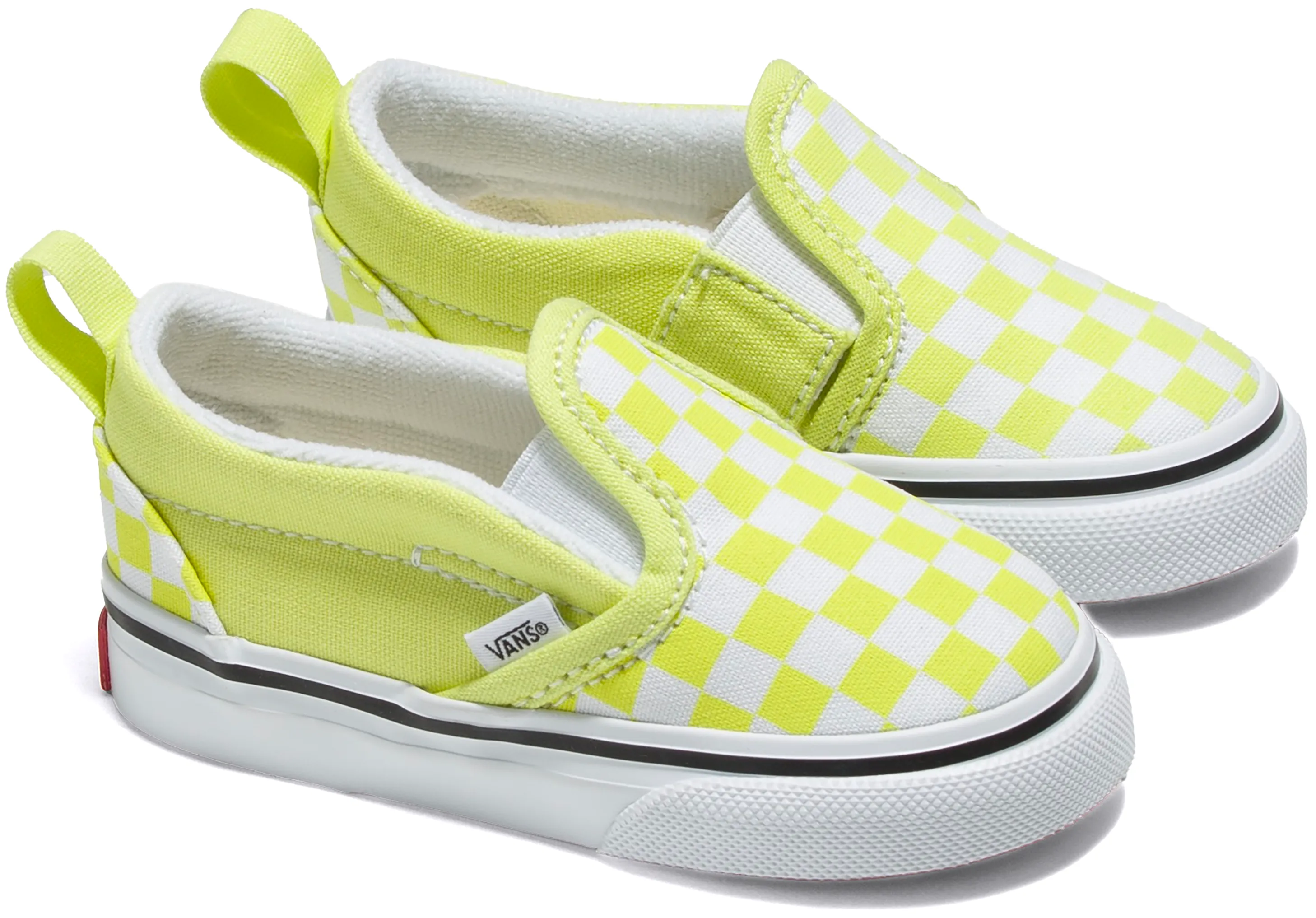 Travel Comfort Seamless Slip Vans Toddler Slip V Checkerboard Evening Primrose