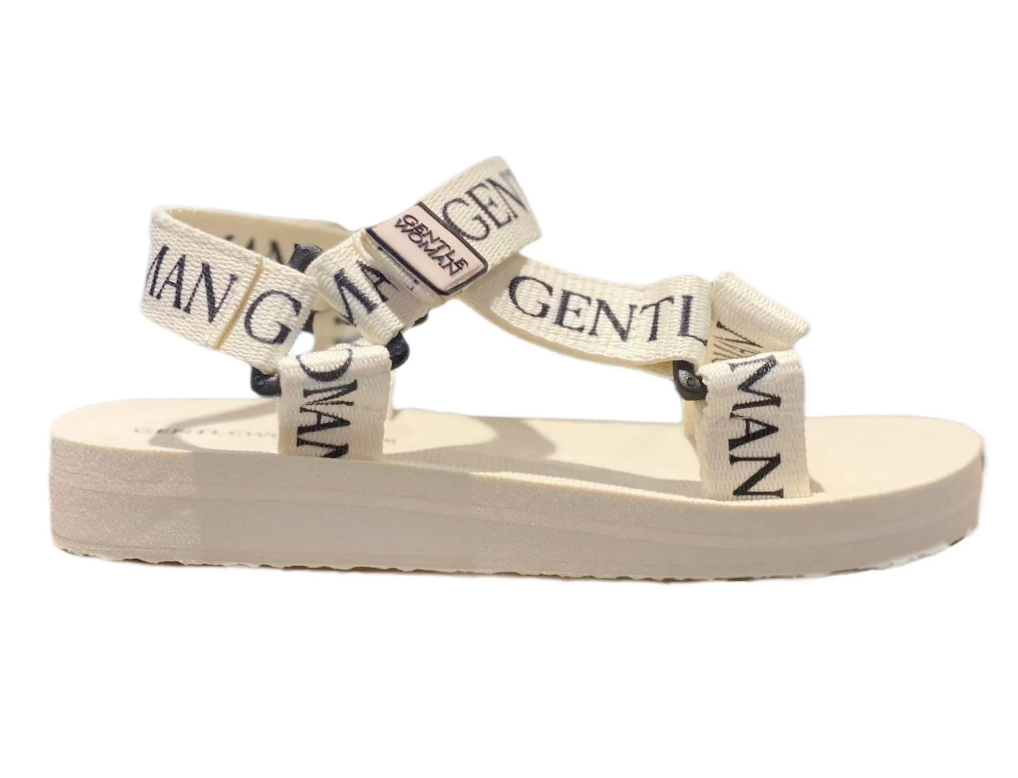 Eco Support Neutral design GENTLEWOMAN Platform Sandals Cream