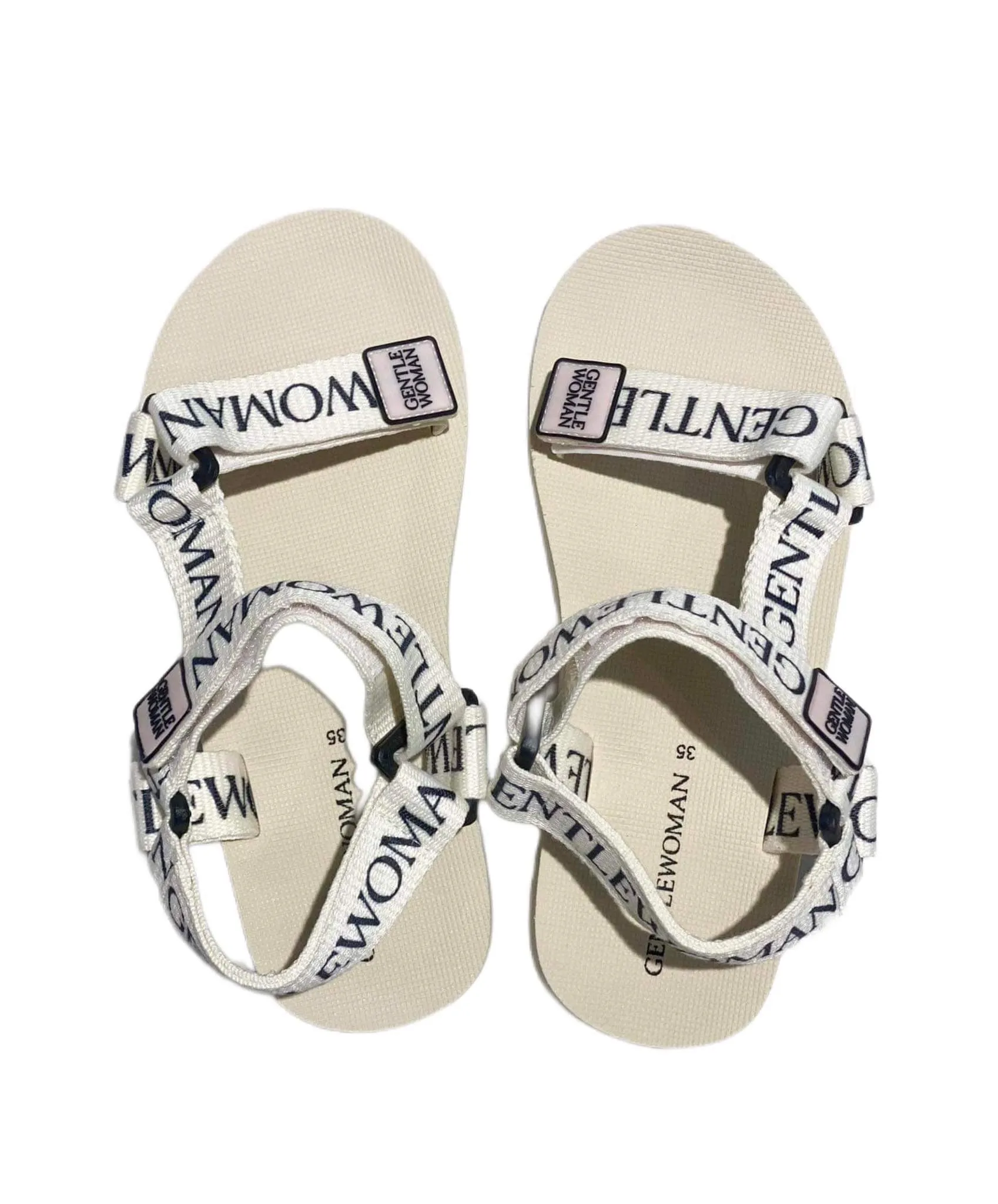 GoodGrip Breathable Tongue Construction GENTLEWOMAN Platform Sandals Cream