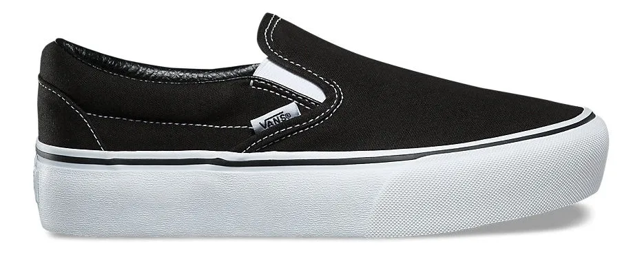 streamlined look Vans Classic Slip-On Platform Black