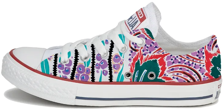 Plus Size Baggins Original Hi Top Abstract Floral Berry