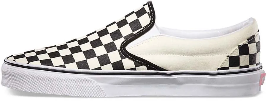 Vans Classic Slip-On Checkerboard Black/White Effortless Walking Fit