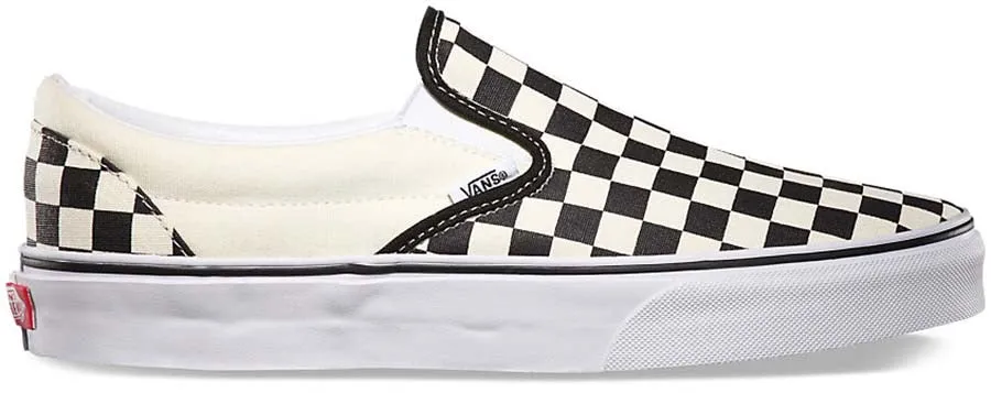 Walk Flex Comfort Balance Vans Classic Slip-On Checkerboard Black/White