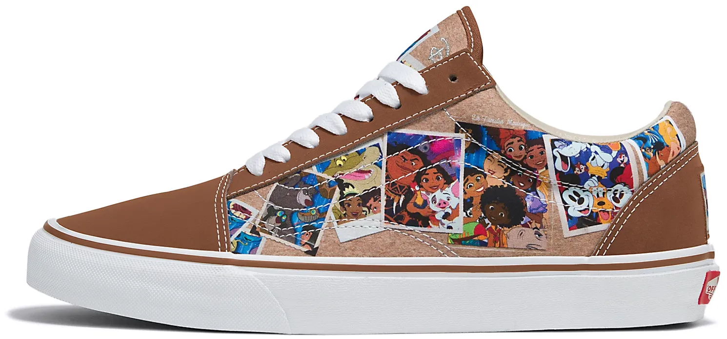 Vans Old Skool Disney 100 Scrapbook Multi Performance Support