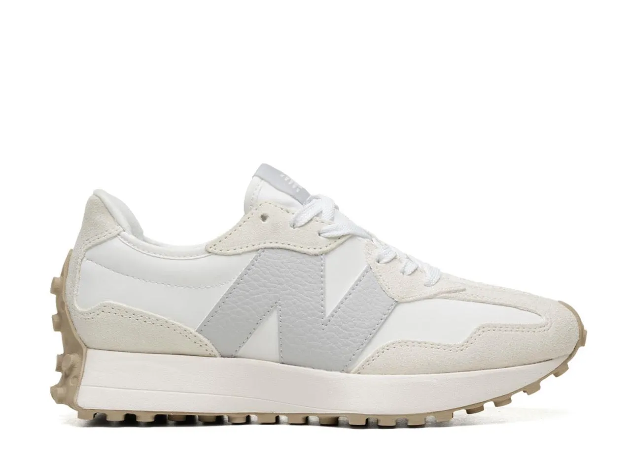 Sports-Friendly Compression Resistant Midsole New Balance 327 Sea Salt Brighton Grey (Women's)