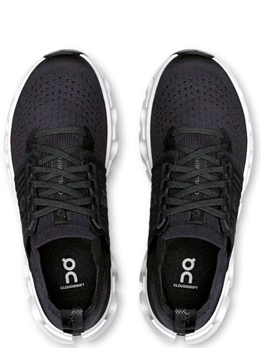 Comfort Lining Pressure Dispersion System On Running Cloudswift 4 Black White (Women's)