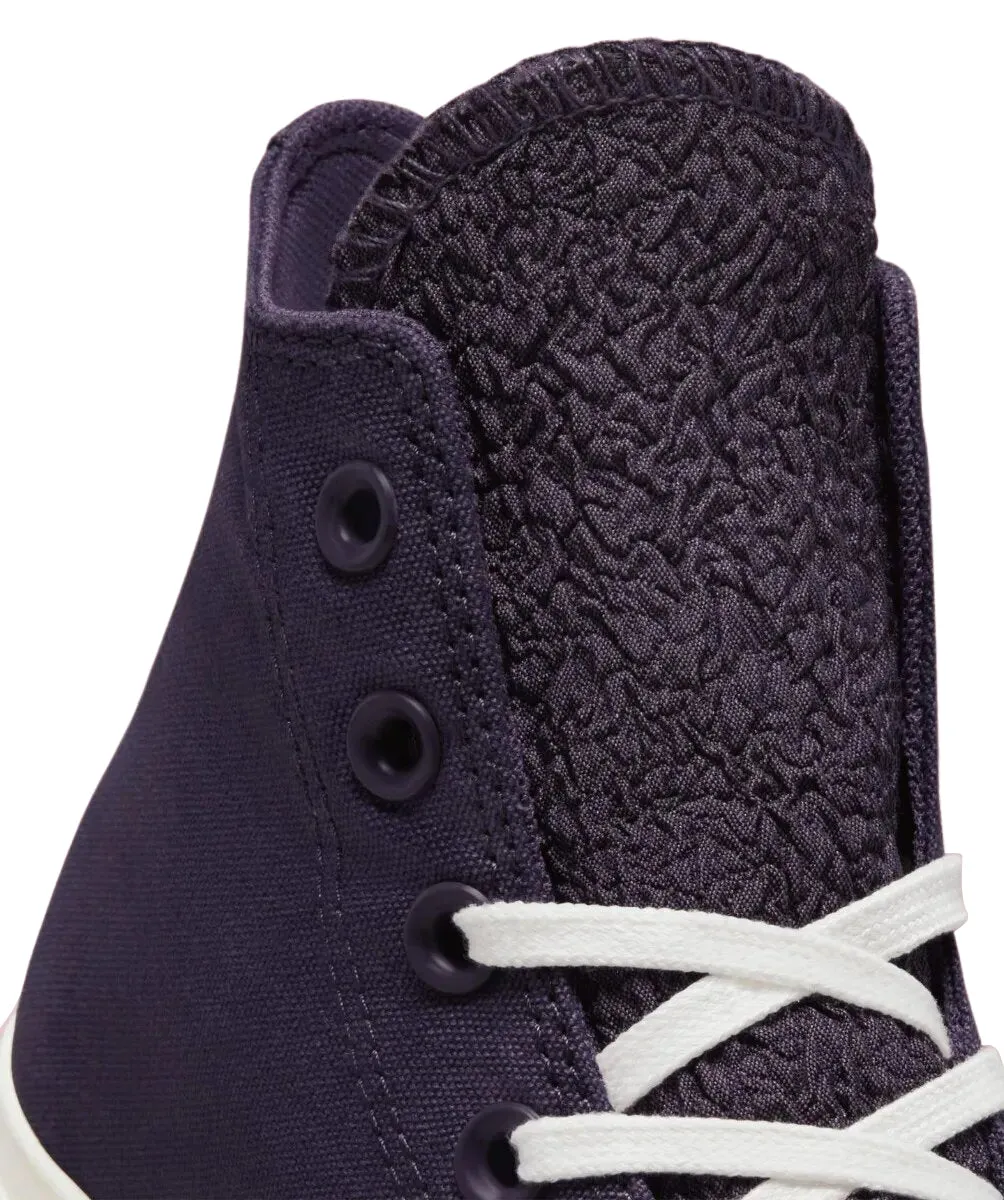 Converse Womens Chuck Taylor All Star Hi Top Lift Jacquard Dark Raisin EasyClean