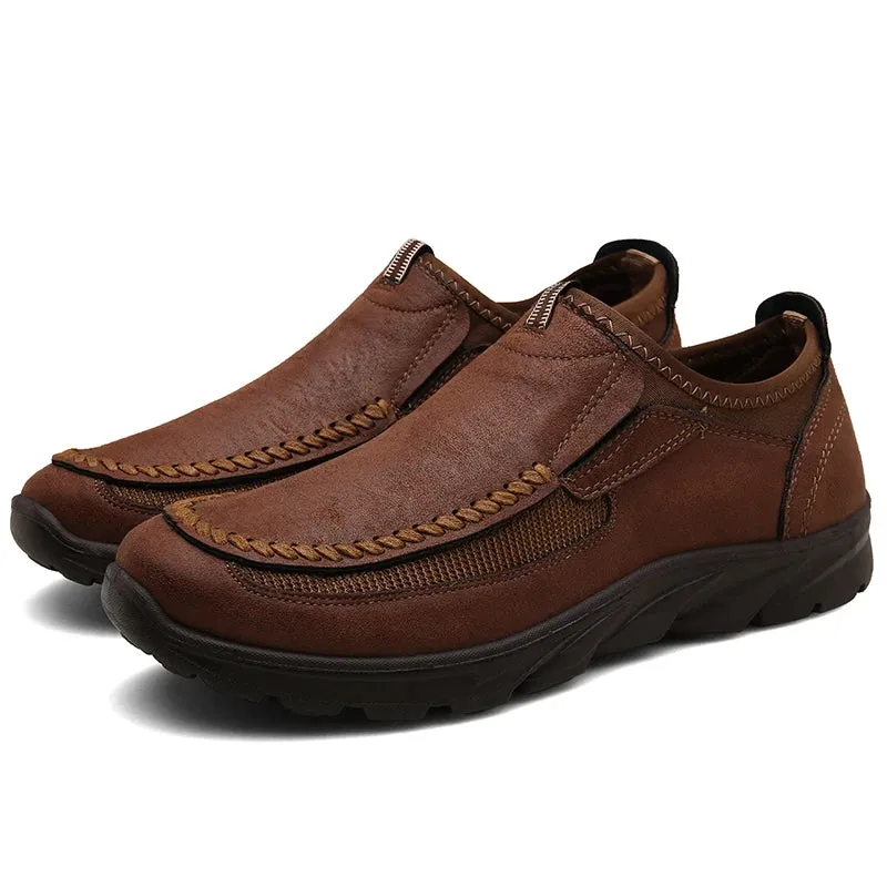 Limited spots Men Casual Shoes Breathable Loafers Sneakers 2023 New Fashion Comfortable Flat Handmade Retro Leisure Loafers Shoes Men Shoes
