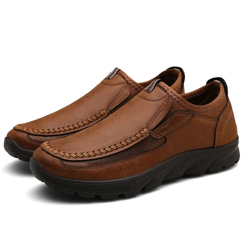 Limited spots Men Casual Shoes Breathable Loafers Sneakers 2023 New Fashion Comfortable Flat Handmade Retro Leisure Loafers Shoes Men Shoes