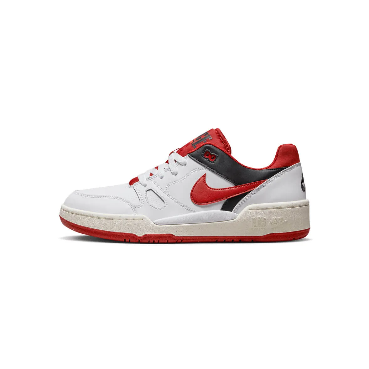Long Wear Comfort Nike Full Force Low White - Red