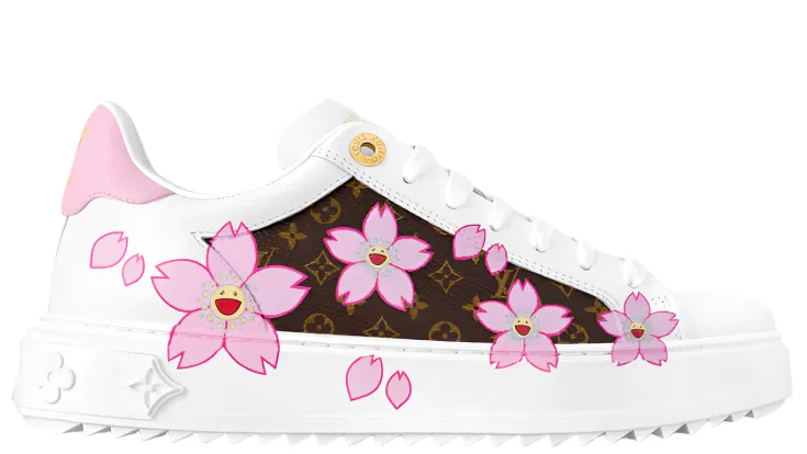 Hyper Breathable Upper Louis Vuitton x Takashi Murakami Timeout Sneaker Cherry Blossom White (Women's)