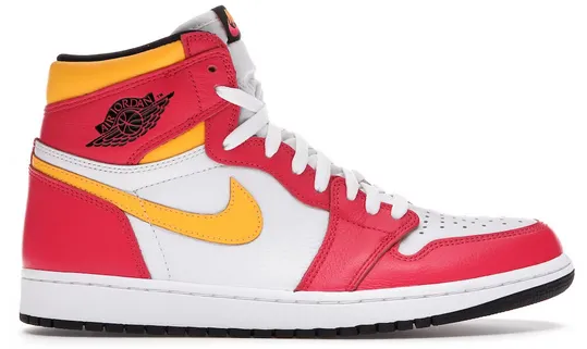 Jordan 1 Retro High OG Light Fusion Red Soft Padding Travel Ready