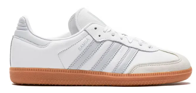 adidas Samba OG White Halo Blue Gum (Women's) Impact Zone
