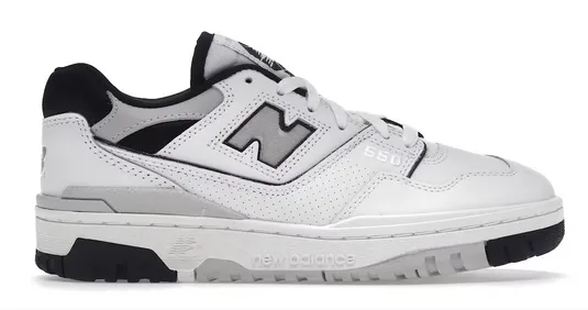Hypergrip Texture Impact Ready New Balance 550 White Black Grey (W)