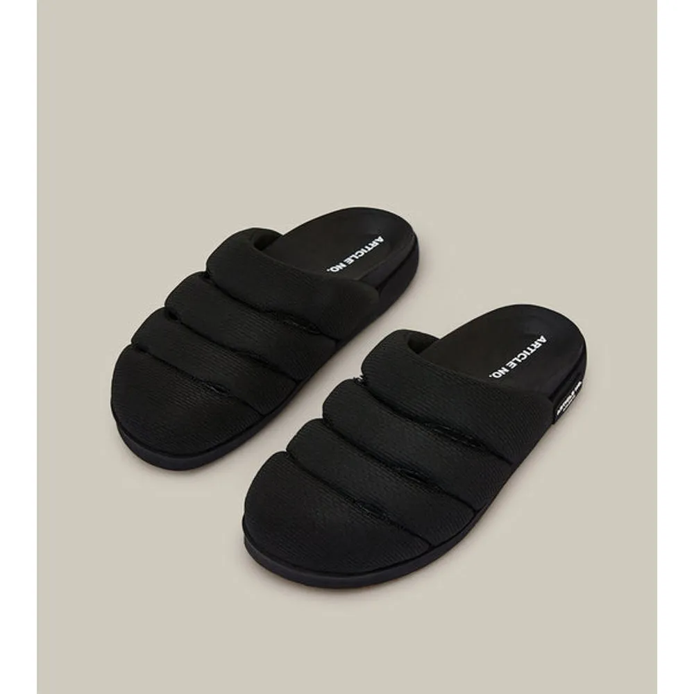 Break Time ARTICLE NO. VAGABOND BLACK PADDED CLOGS-BLACK