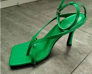Luxury Sexy Women's Shoes Shallow Mouth Summer Female Sandals Open Toe Clip on Women High Heels Lightweight Sandalias De Mujer Reathable Material