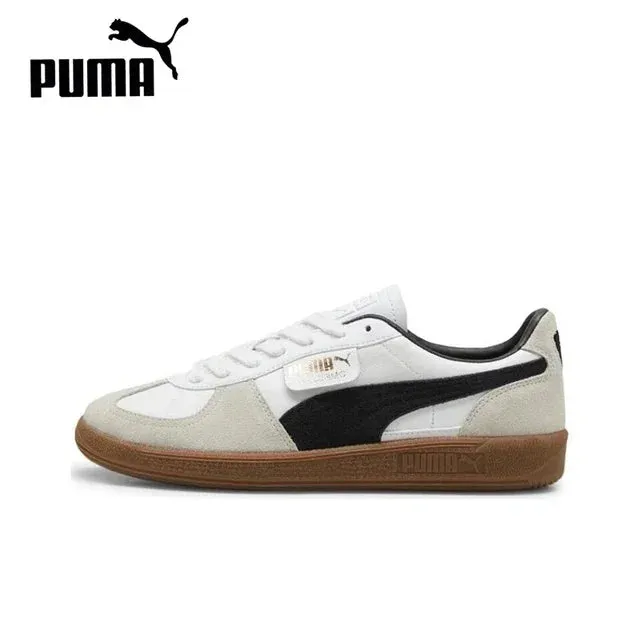 Maximum arch PUMA Palermo All Comfortable Lightweight Casual Non-Slip Low-top Board Shoes Man's and Women's Shoes White Gray Black 396464-01