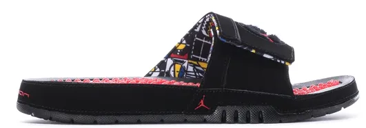 neutral support Ergonomic Insole Jordan Hydro 8 Slide 'Playoff'