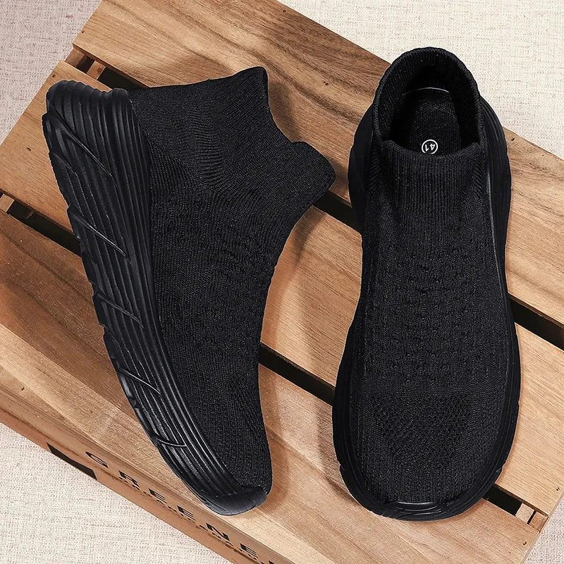 Men Running Walking sock Shoes Fashion Casual Sneakers Breathable Sport shoes Lightweight Men Sneakers Casual Shoes Resort Wear