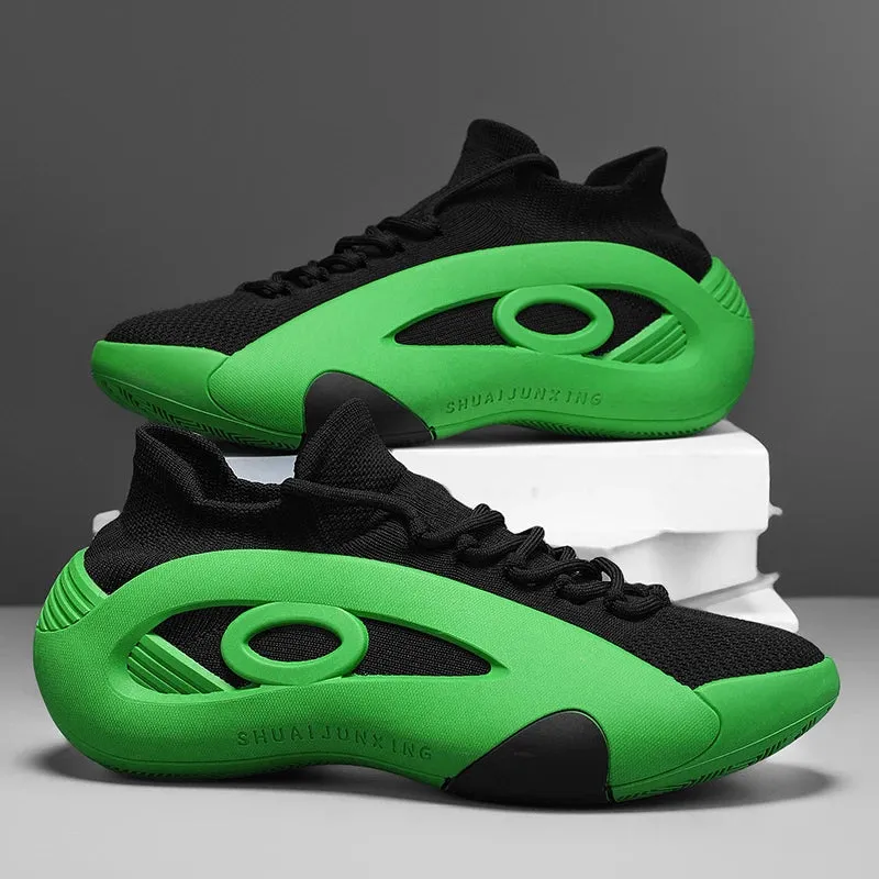 Men's Casual Basketball Shoes GENGXI light,Hard-Wearing/ EVA mesh construction
