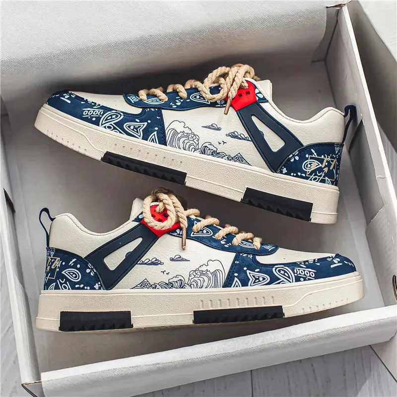 Men's Summer Casual Board Shoes Comfort Running Sneakers Lightweight Outdoor Anti Slip sports shoes Trendy versatile shoes Men Shock-absorbent
