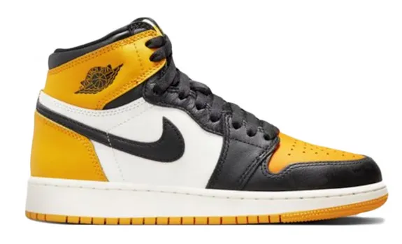 Fast Routine Nonslip Outsole Jordan 1 Retro High OG Yellow Toe (GS)