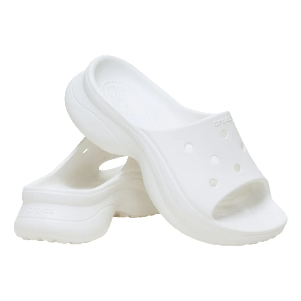 CROCS WOMEN'S BAE SLIDE-WHITE Training Ease