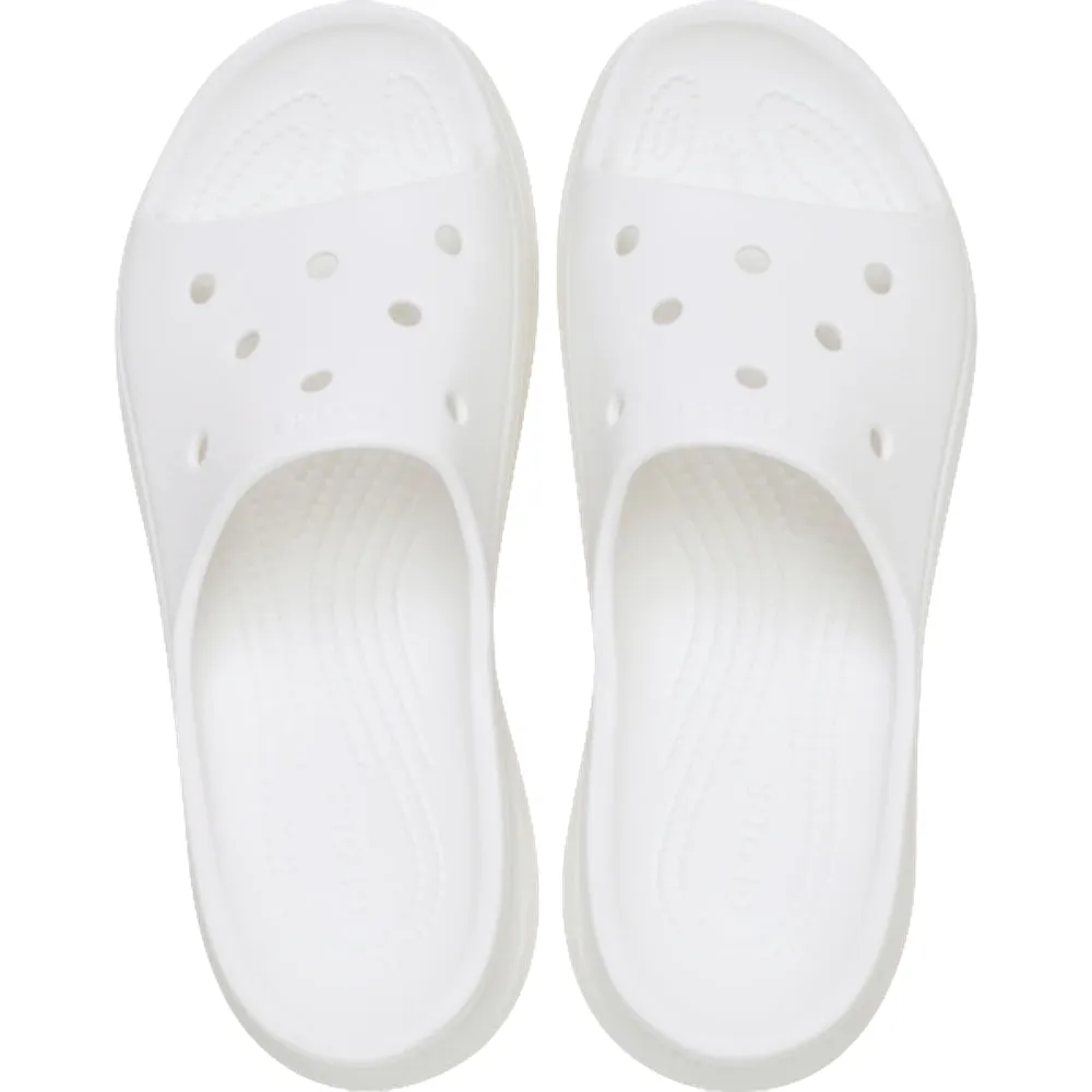 Hike Meet Cool Mesh CROCS WOMEN'S BAE SLIDE-WHITE