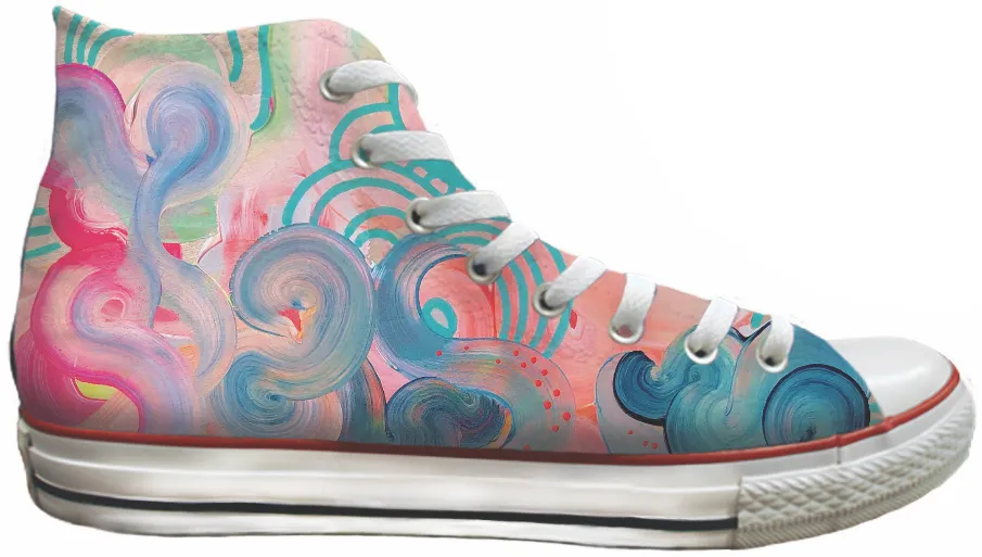 Fashionable Comfort Baggins Original Hi Top Julie Amlin Candy Floss
