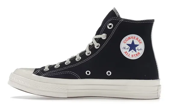 Impact protection Converse Chuck Taylor All-Star 70 Hi Comme des Garcons PLAY Black