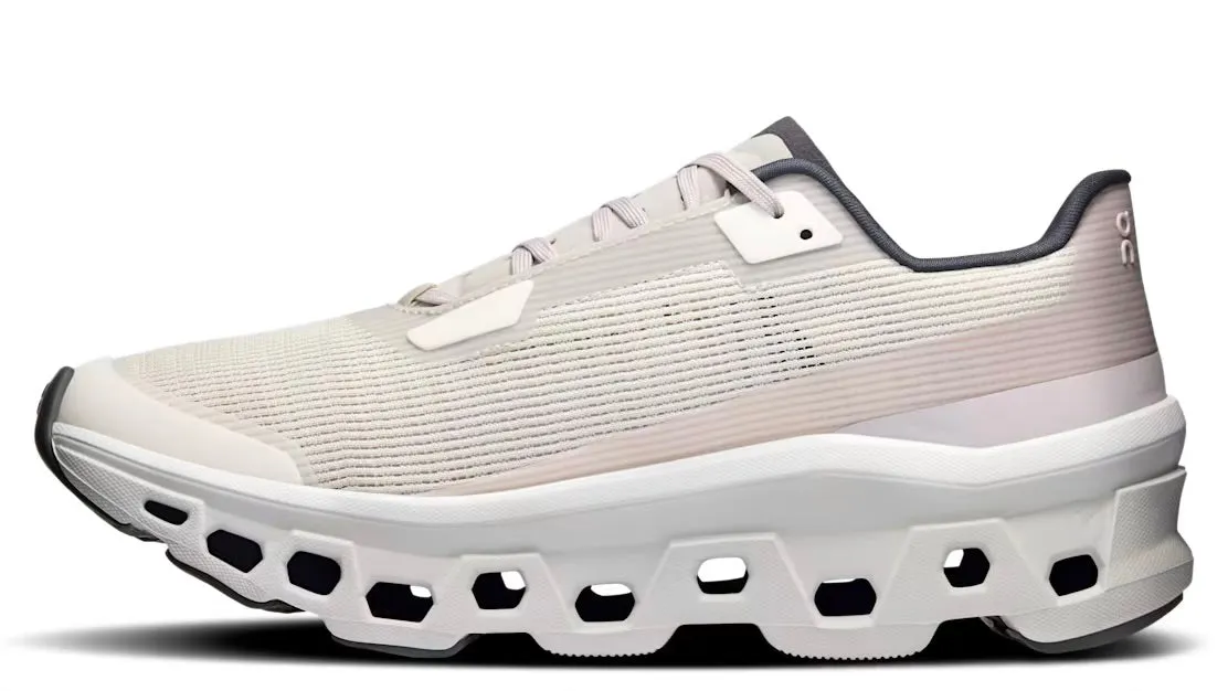 On Running Cloudmonster Void Ivory Wolf (Women's) Rubber Traction Pattern PUMidsole