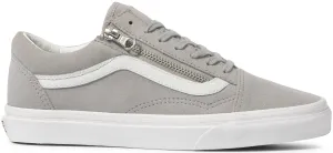 Vans Old Skool Zip (Suede) Drizzle Grey Breathable Lining Soft Walk