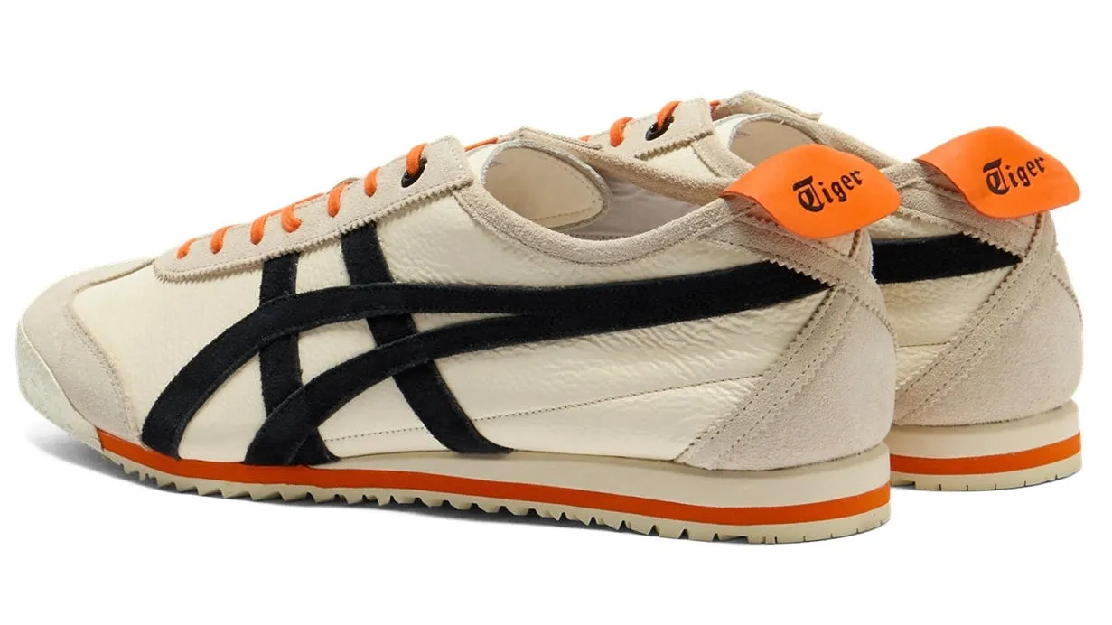 Onitsuka Tiger Mexico 66 SD Cream Black Orange Slip On Design CasualWear