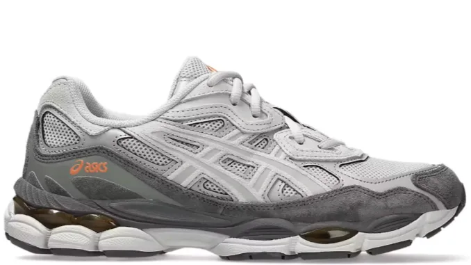 Long Wear Impact-absorbing fit ASICS Gel-NYC Cloud Grey Cement Grey