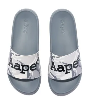 AAPE SLIDES CAMO GREY Sophisticated piece