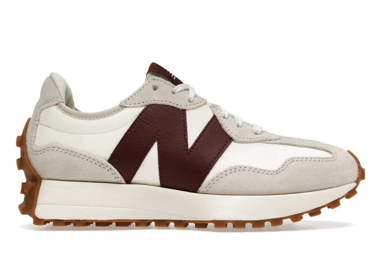New Balance 327 Moonbeam Classic Burgundy (Women's) Heel Cushioning