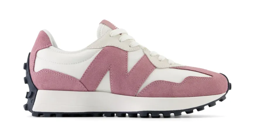 Full Motion New Balance 327 V1 Lite White Pink