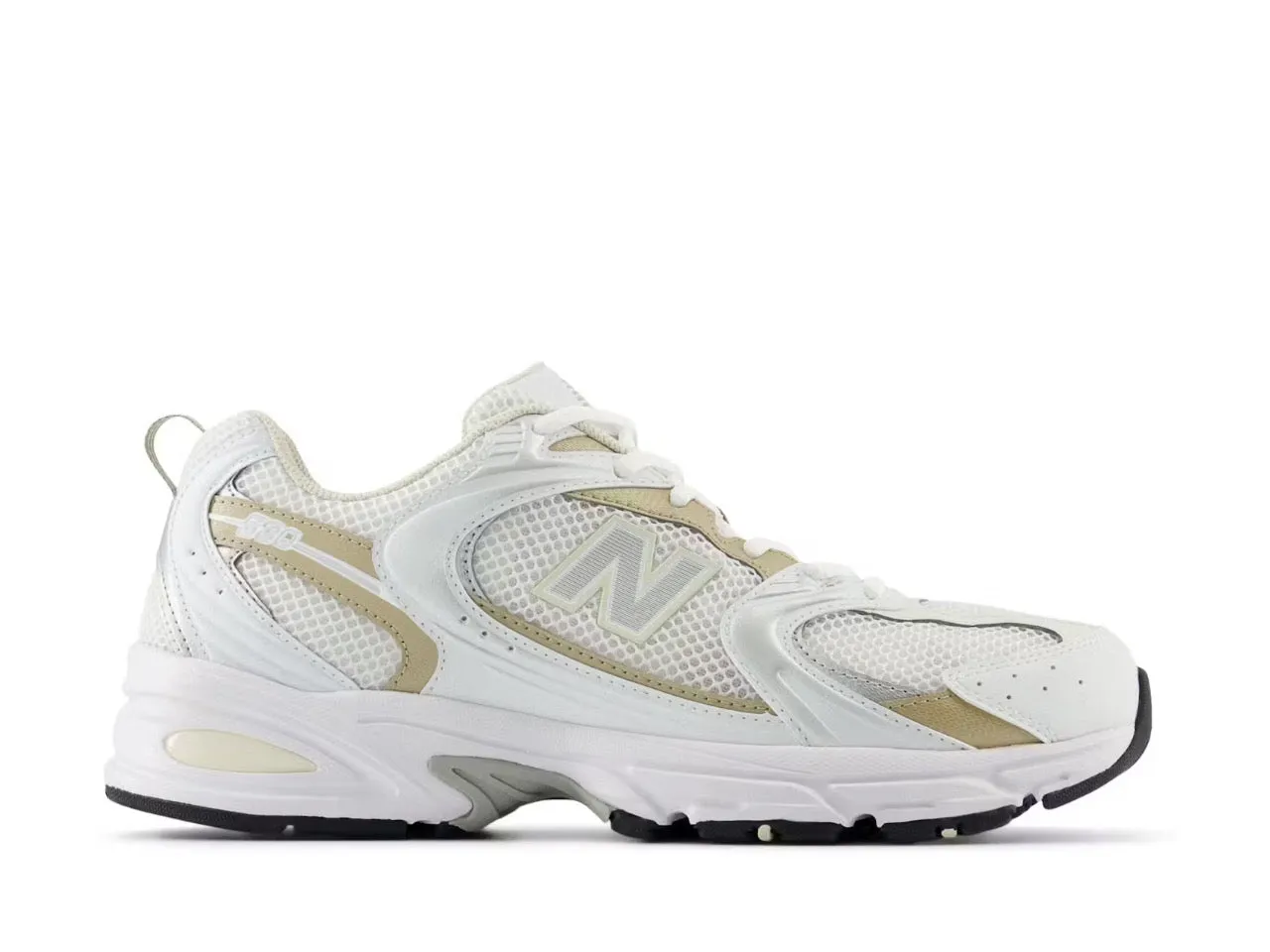 New Balance 530 White Stoneware Flex Notch